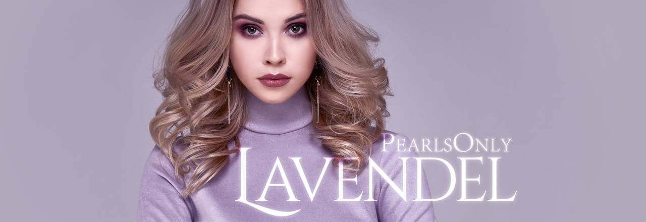 PearlsOnly Lavendelfarbene Perlen