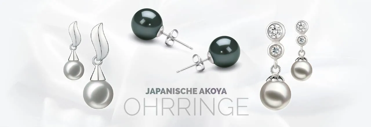 Landing banner for Ohrringe mit japanischen Akoya-Perlen