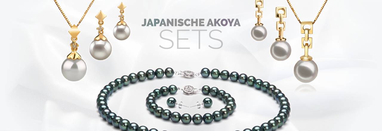 PearlsOnly Set mit japanischen Akoya-Perlen