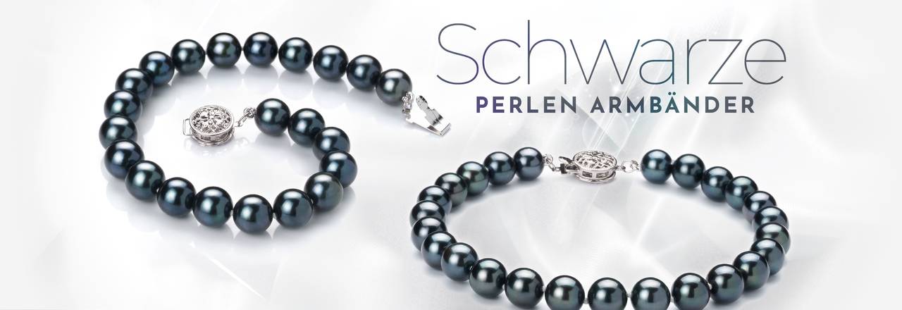 PearlsOnly Schwarze Perlen Armbänder