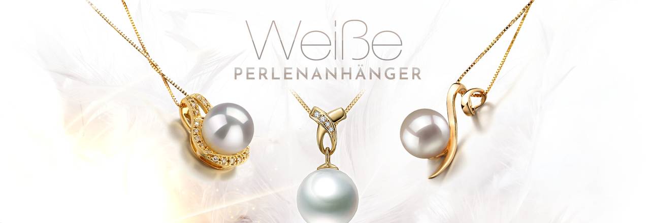 PearlsOnly Weiße Perle Anhänger